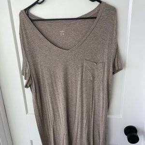 Mossimo Beige long t shirt